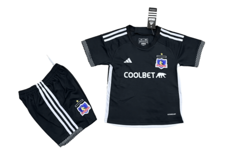 Kit Infantil Colo Colo Preta Away II 2024/25 Unissex