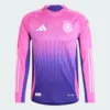 Camisa Alemanha Roxo II Away Manga Longa 2024/25 Jogador