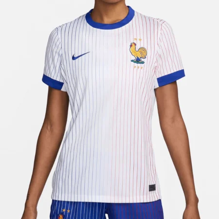 Nova Camisa França Home Branca I 2024/25 Feminina