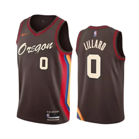 Regata NBA Portland Trail Blazers City Edition 20-21 - Lillard #0