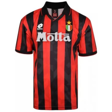 Camisa Ac Milan Home Vermelha I 1993/94 Masculina