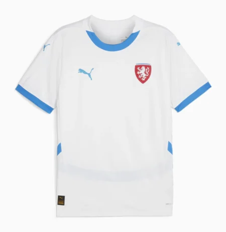 Camisa República Tcheca Away II Branca 2024/25 Masculina