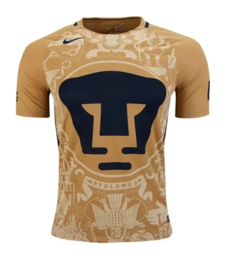 Camisa Pumas UNAM I Home Dourada 2016/17 Masculina