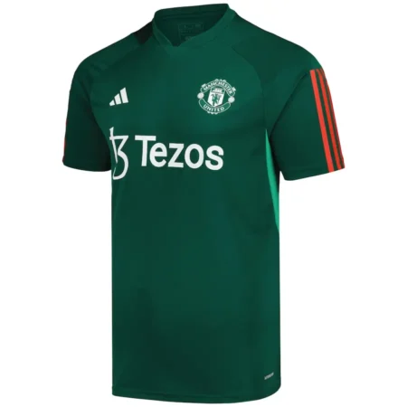 Camisa Manchester United Treino Verde 2024/25  Masculina