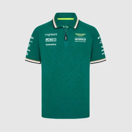 Camiseta Polo Aston Martin Aramco F1 2024 Fernando Alonso Team Driver