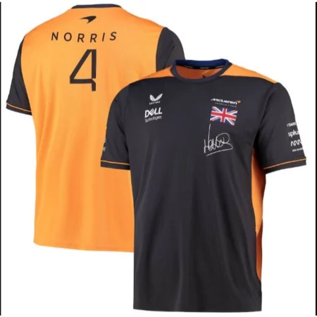 Camiseta McLaren F1 2024 Preta Team Lando Norris Driver