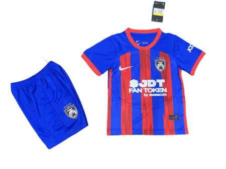 Kit Infantil Johor Darul Ta'zim Azul/Vermelha Home 2024/25 Unisse