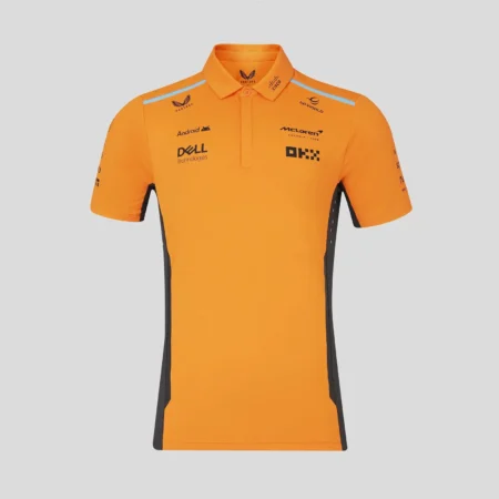 Camisa Polo Mclaren F1 Laranja Team Driver 2024/25 Masculina