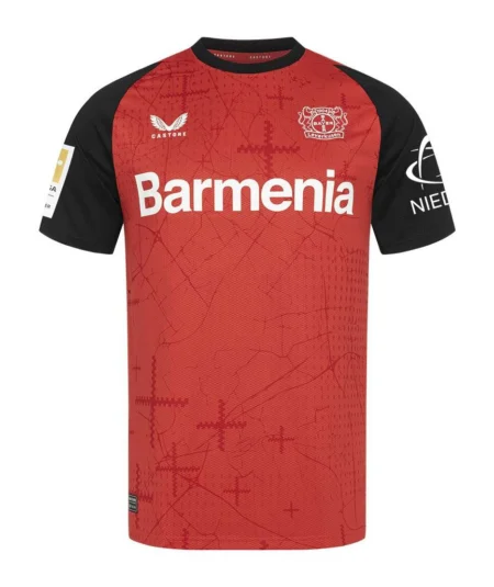 Camisa Bayer Leverkusen Vermelha I Home 2024/25 Masculina