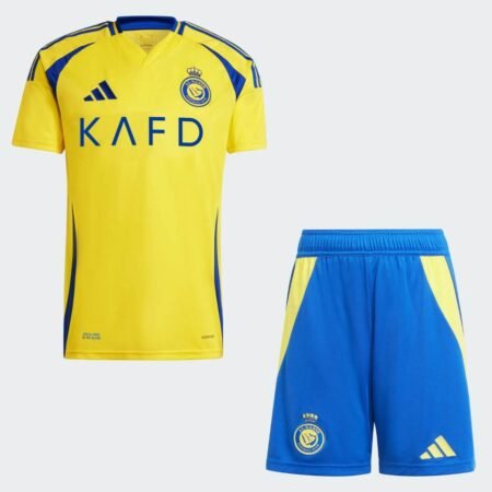 Kit Infantil Al Nassr Amarela I 2024/25 Unissex