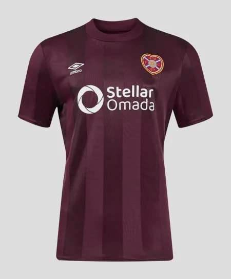 Camisa Heart Of Midlothian FC Home Vinho I 2024/25 Masculina