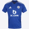 Camisa Titular Leicester City Azul I 2024/25 Masculina