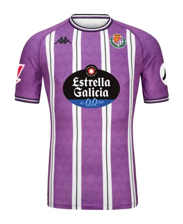 Camisa Titular Real Valladolid Roxo Home I 2024/25 Masculina