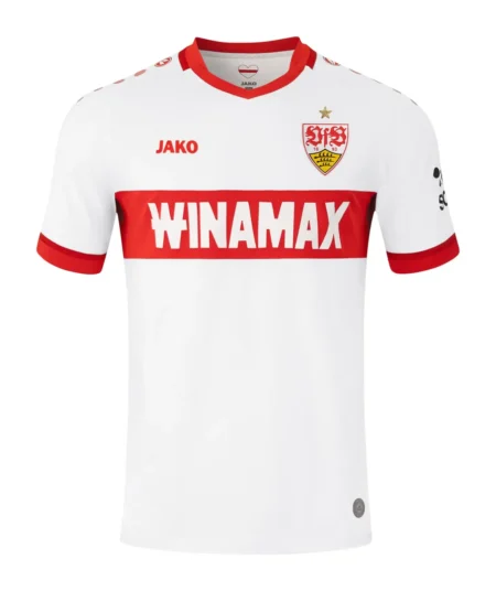 Camisa VfB Stuttgart Titular Branca 2024/25 Masculina