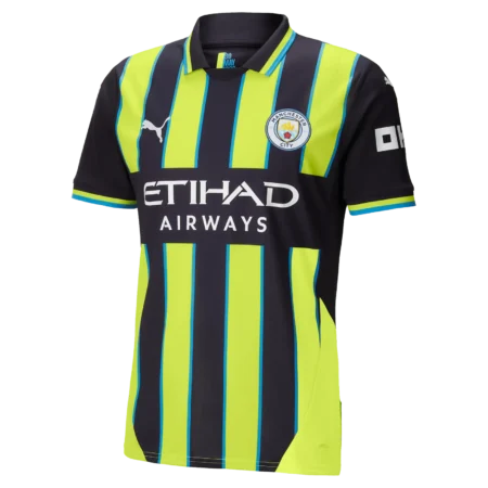 Camisa Reserva Manchester City Verde/Preta 2024/25 Masculina