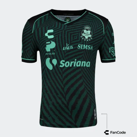 Camisa Reserva Santos Laguna Verde II 2024/25 Masculina