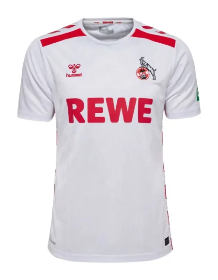 Camisa Titular Fc Köln I Branca Home 2024/25 Masculina