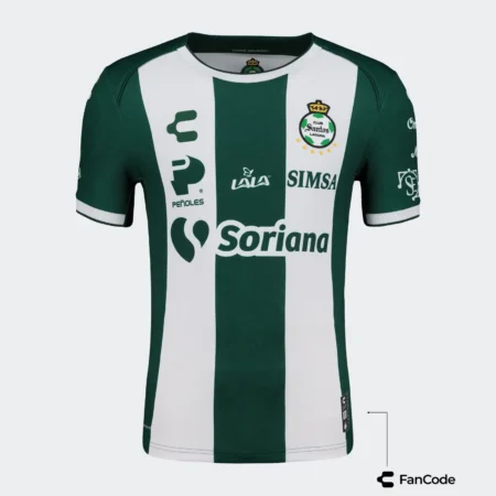 Camisa Titular Santos Laguna Verde I 2024/25 Masculina