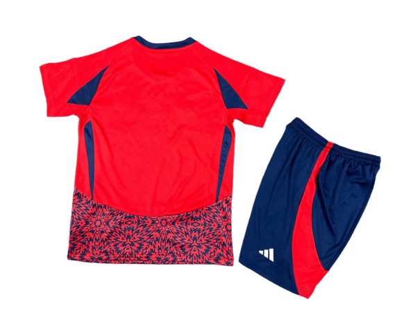 Kit Infantil Costa Rica Titular Vermelha I 2024/25 Unissex