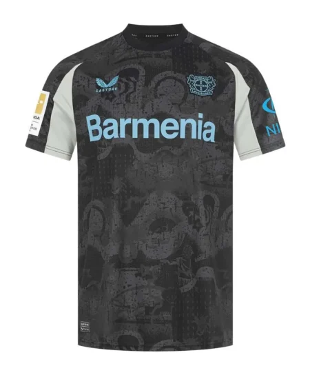 Terceira Camisa Bayer Leverkusen Preta III 2024/25 Masculina