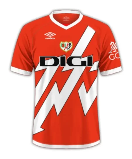 Camisa Rayo Vallecano Away Vermelha II 2024/25 Masculina