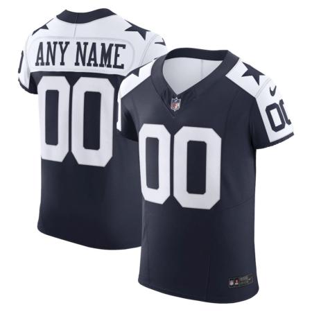 Camisa NFL Dallas Cowboys Personalizar Jogo Azul-Branca Masculina