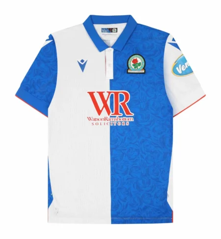 Camisa Titular Blackburn Rovers Branca I 2024/25 Masculina