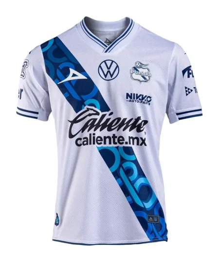 Camisa Titular Club Puebla Branca Home I 2024/25 Masculina