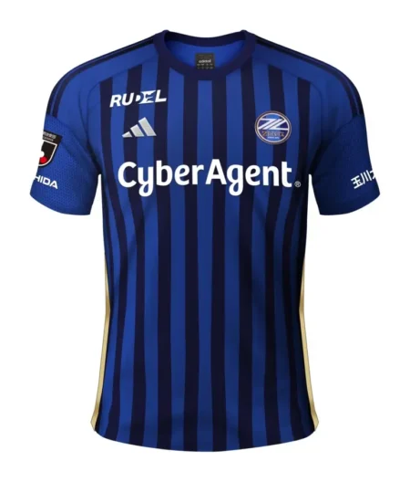 Camisa Titular FC Machida Zelvia Azul I 2024/25 Masculina