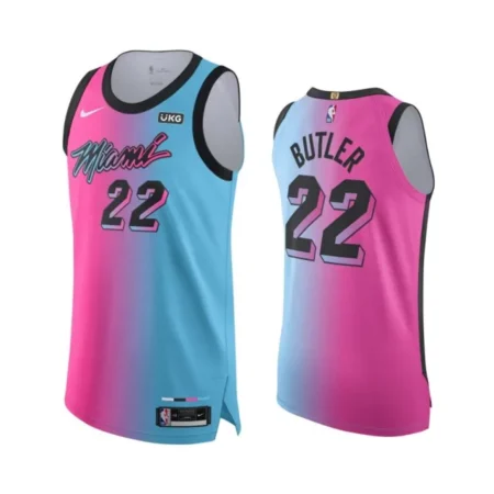 Regata NBA Icon Authentic Miami Heat 2020 Rosa/Azul Butler #22