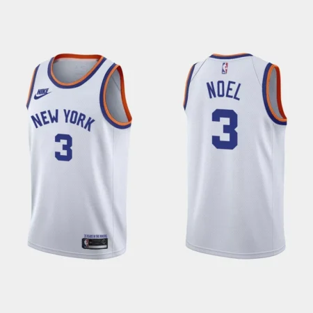 Regata NBA Swingman  New York Knicks Branca 21-22 NOEL #3