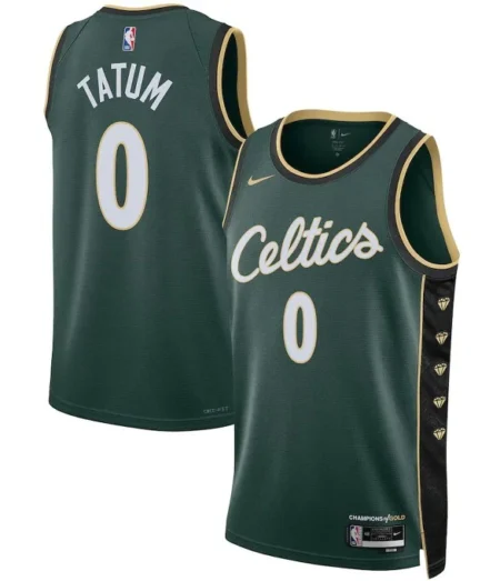 Regata NBA Swingman Boston Celtics Verde Musgo TATUM #0