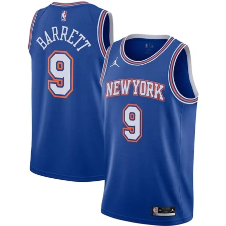 Regata NBA Jordan New York Knicks Statement 2020/21 Azul Barrett #9