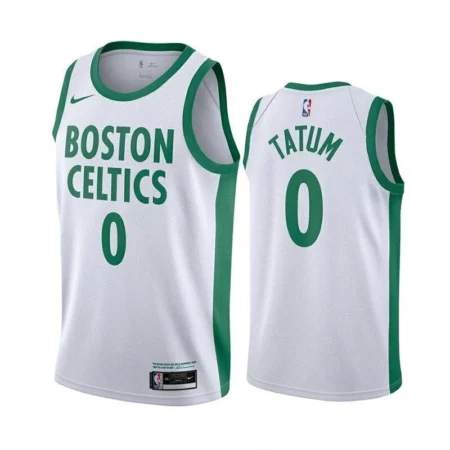 Regata Swingman NBA Boston Celtics Branca 2020-21 Tatum #0