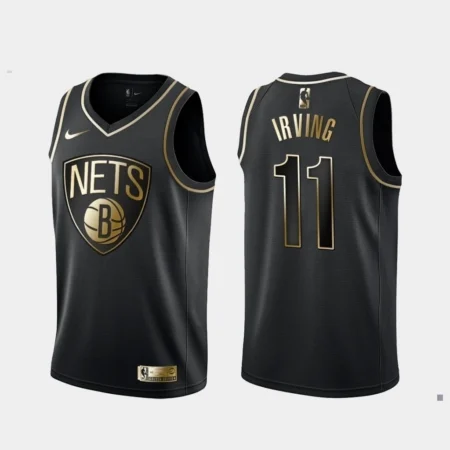 Regata NBA Swingman Brooklyn Nets Golden Edition Black Irving #11