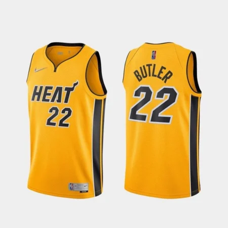 Regata NBA Swingman Miami Heat 2021 Amarela Butler #22