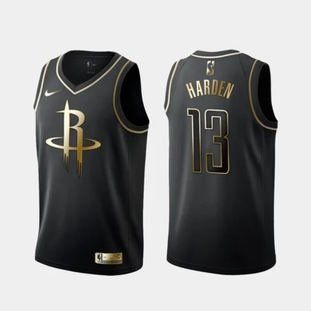 Regata NBA  Swingman Houston Rockets Golden/Preta harden #13