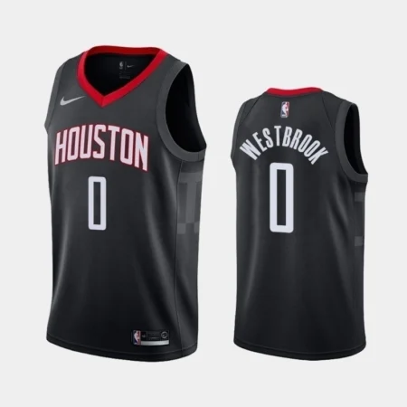 Regata NBA Swingman Houston Rockets Preta Westbrook #0