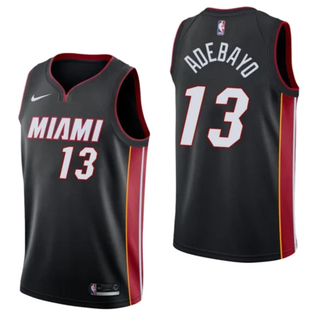 Regata NBA  Swingman Miami Heat Preta Adebayo #13