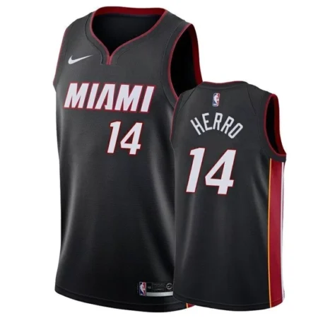 Regata NBA Swingman Miami Heat Preta Herro #14