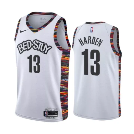 Regata NBA Swingman Brooklyn Nets Branca Harden #13