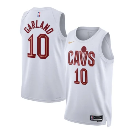 Regata NBA Swingman Cleveland Cavaliers Branca Edition 22-23 Garland #10