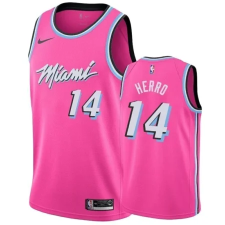 Regata NBA Swingman Miami Heat Rosa 20-21 Herro #14