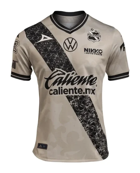 Camisa Club Puebla Cinza Third III 2024/25 Masculina