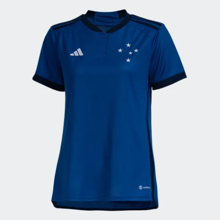 Camisa Cruzeiro Titular Azul I Home 2023/24 Feminina