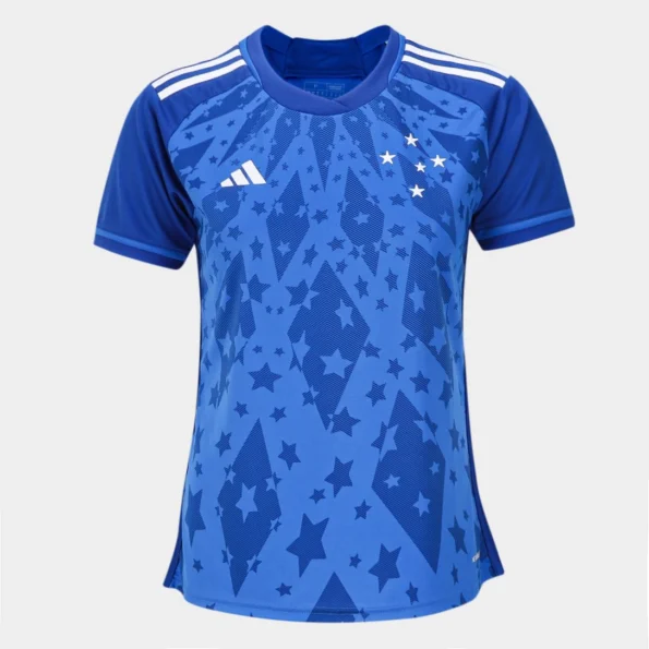 Camisa Titular Cruzeiro Azul I Home 2024/25 Feminina