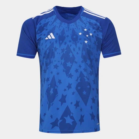 Camisa Titular Cruzeiro Azul I Home 2024/25 Masculina