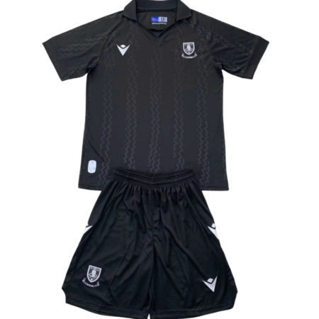 Kit Infantil Sheffield Wednesday Preta III Third 2024/25 Unissex