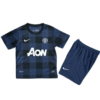 Kit Infantil Manchester United Azul Away 2013/14 Unissex