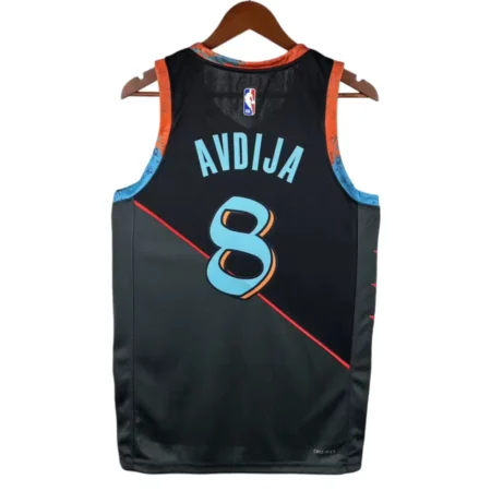 Regata NBA City Edition Swingman Washington Wizards Preta Avdija #8